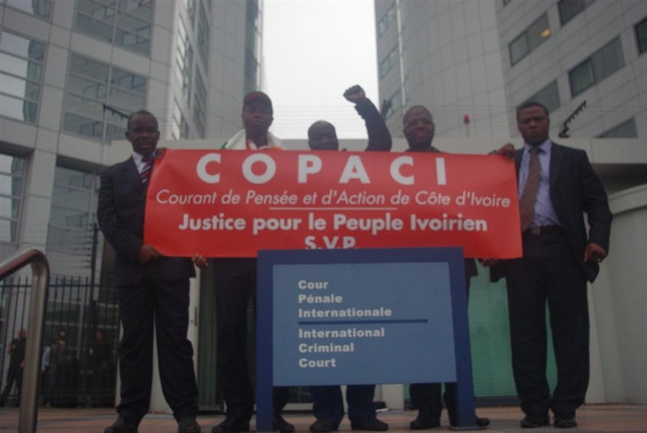 La Haye - Des militants du Copaci ont occupé la Cour Pénale Internationale ce week-end